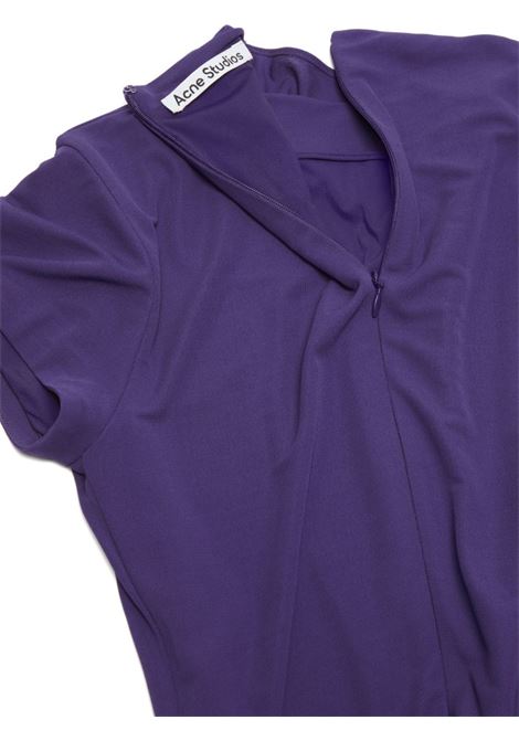 abito midi layered donna viola ACNE STUDIOS | A20930BPB